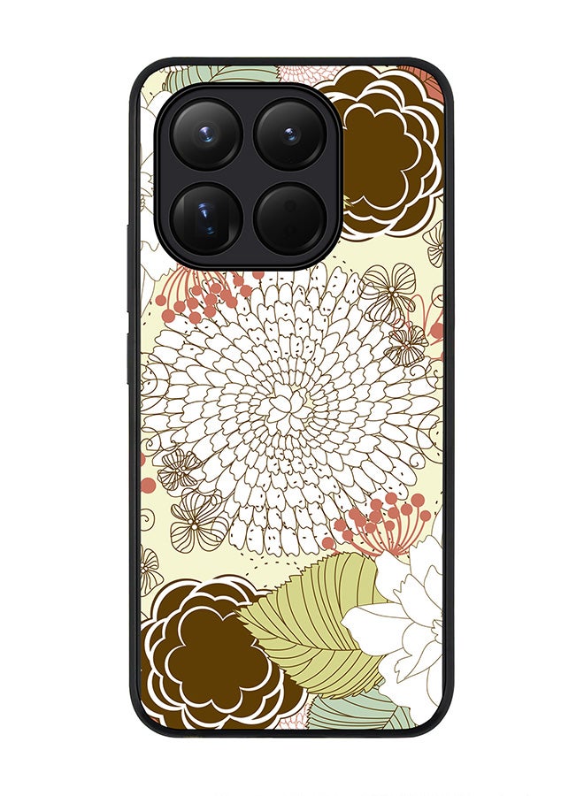 For Xiaomi 15T Case,Slim fit Camera Protection, Shockproof Thin Phone cover  - Blooming Flower